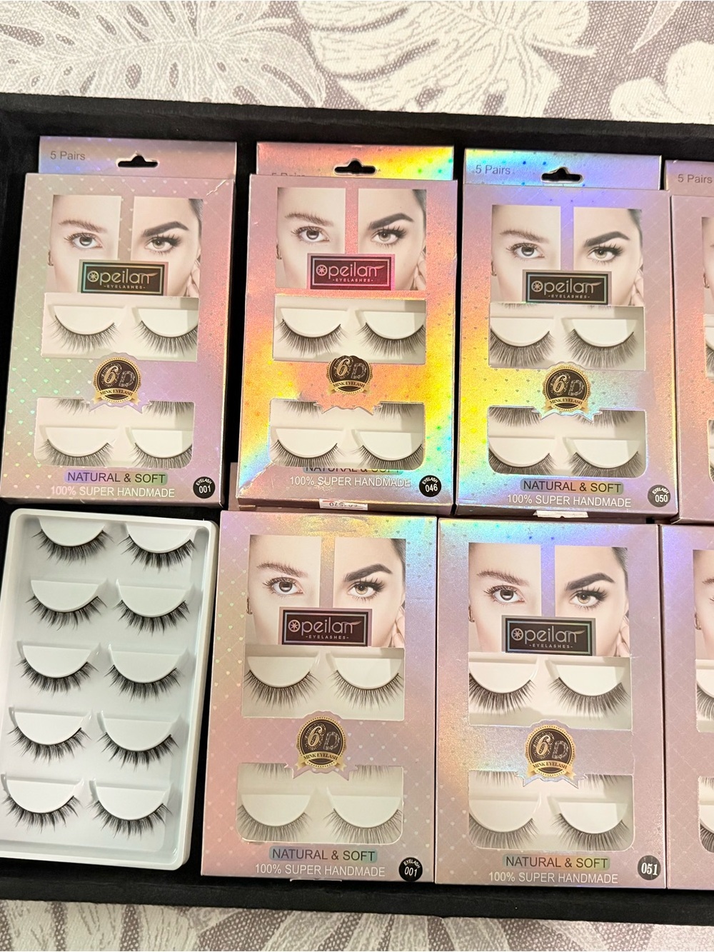 Natural & Soft False Eyelashes - Pink